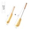 Versatile Wooden Handle Bottle & Cup Cleaning Brushes