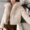 Women's Fashion Casual Fall Winter Solid Color Print Long Sleeve Jackets & Coats Down Coats