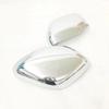 For Infiniti QX80 2013-2018 ABS Chrome and Carbon fibre Car rearview mirror cover Cover Trim Car accessories styling 2pcs