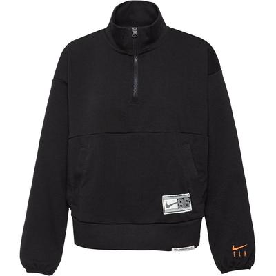 Dri-Fit Swoosh Fly Digital Print Half-Zip Sweatshirt Women Tops Black DX0562-010
