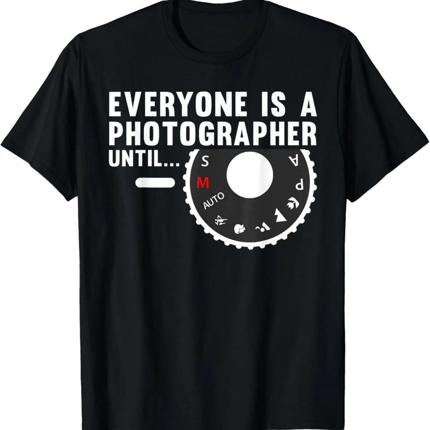 Photographer Camera Lens Photography Gift T-Shirt S