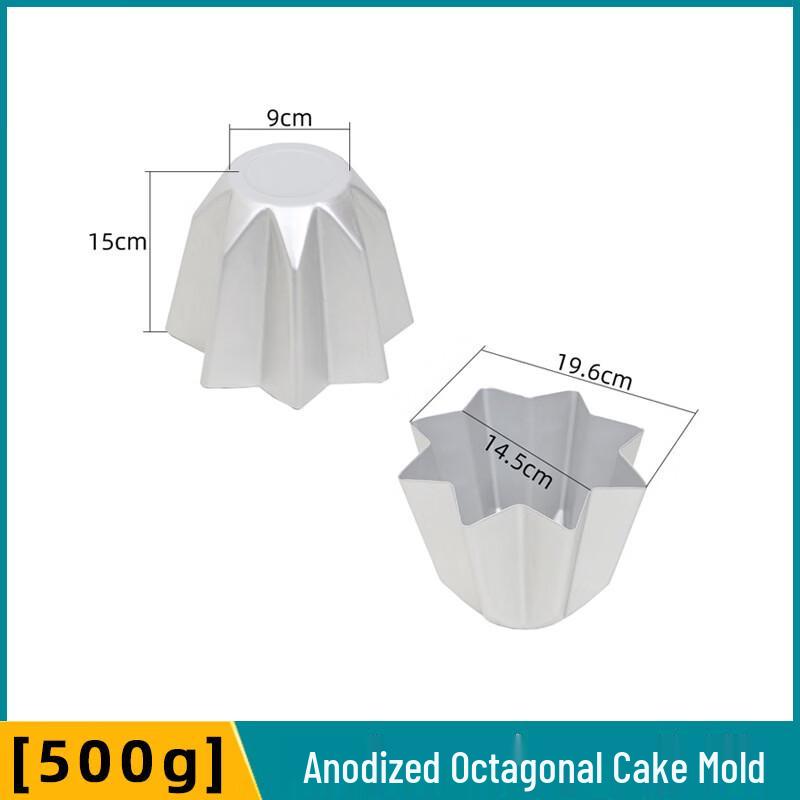 Anodized Octagonal Star Baking Mold