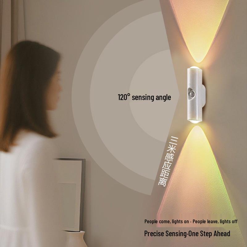 Rechargeable Magnetic Cat-Eye Motion Sensor Night Light