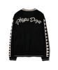 Physical Department Bare Round Neck Cardigan_Black