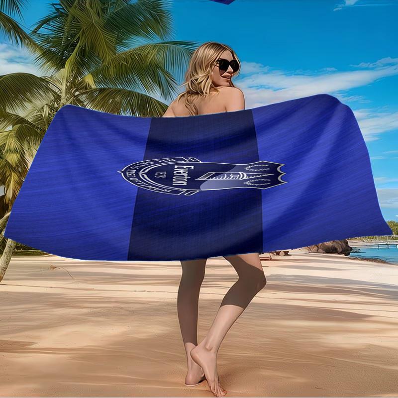 Football Club Everton Beach Towel Microfiber Beach Towel, Lightweight and Quick-Dry, for Summer Travel, Swimming Pool Fan Birthday Gift