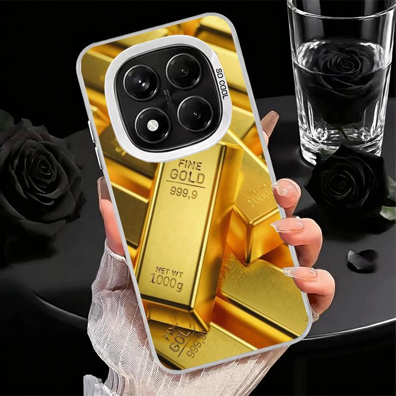 

Fine Gold Pattern Printing Soft Phone Case for Xiaomi Redmi Note 13 14 15 Pro Plus 12S 12 11S 11 11T 10S 10 Shockproof Cover Bac Redmi Note 12 4G