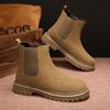 Autumn Winter High-Top Leather Shoes Versatile Men's Ankle Boots  Fashion Business Casual Shoes Comfy Male Formal Chelsea Boots