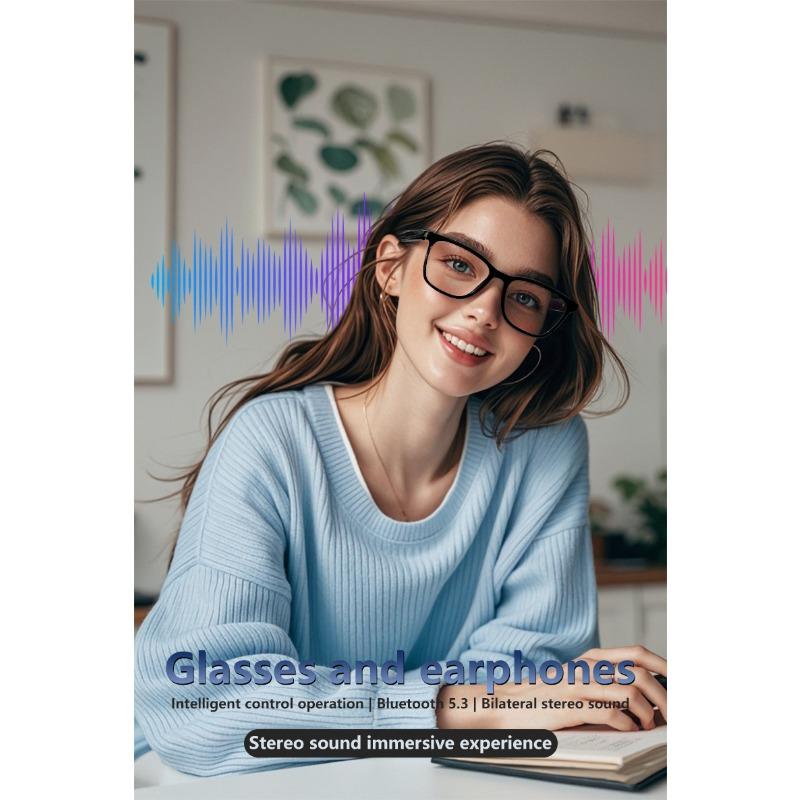 Smart glasses, Bluetooth glasses blue light lenses magnetic sunglasses UV resistant listening to music and making calls