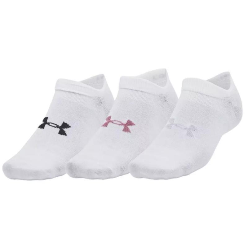Носки Under Armour Низкие Унисекс 3 пары Белые 1382623-100 L/42-47