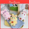 Adorable Strawberry Bunny Stuffed Plush Kids Toy With Keychain And Backpack Clip