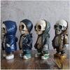 Unique Resin Skeleton Figurine In Versatile Colors For Halloween And Christmas Decor
