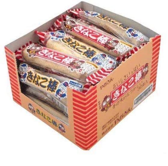 

Yaokin Kinako 120 sticks sticks x 4 Dagashi for commercial bulk Sticks, (30 boxes) / (cheap snacks) use,