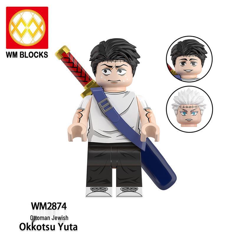 Anime Series Fushiguro Megumi & Gojo Satoru WM6202 Minifigure Building Blocks Toy