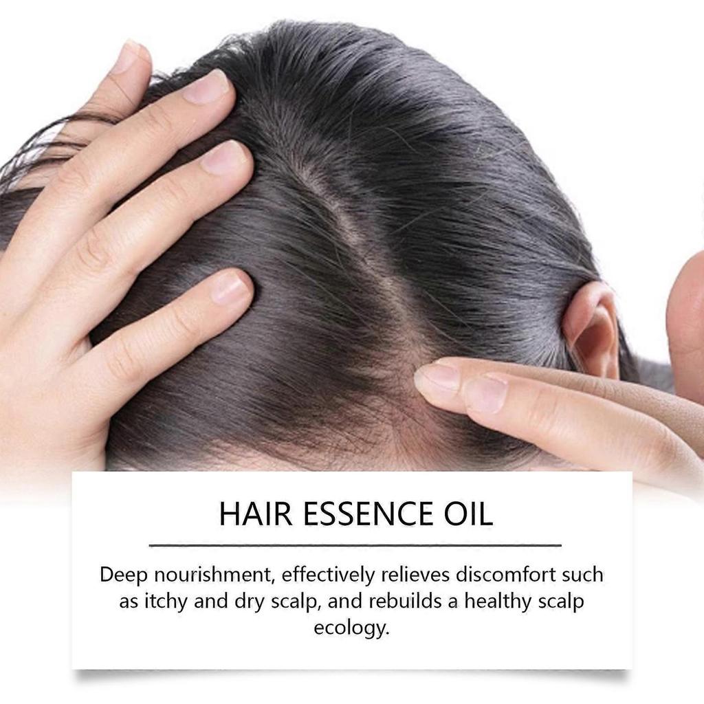Hair care essence gently moisturizes and replenishes water, making hair smooth and shiny, improving frizzy care liquid 10ml