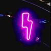 Neon Cyberpunk LED Lightning Window Light: Electric Interior Decor