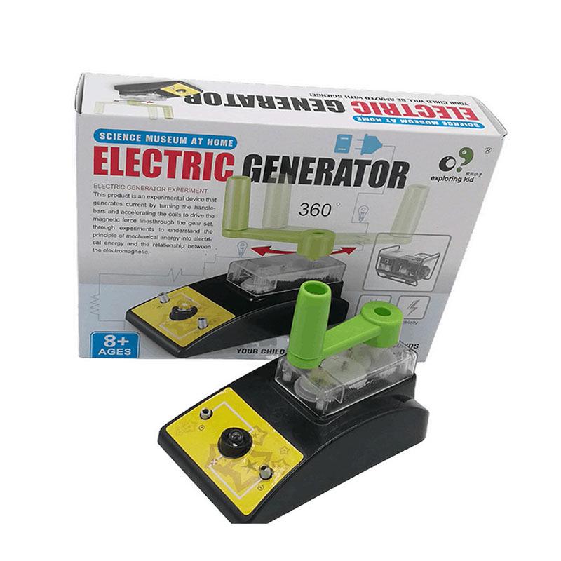 DIY Hand-Crank Generator Science Toy for Kids