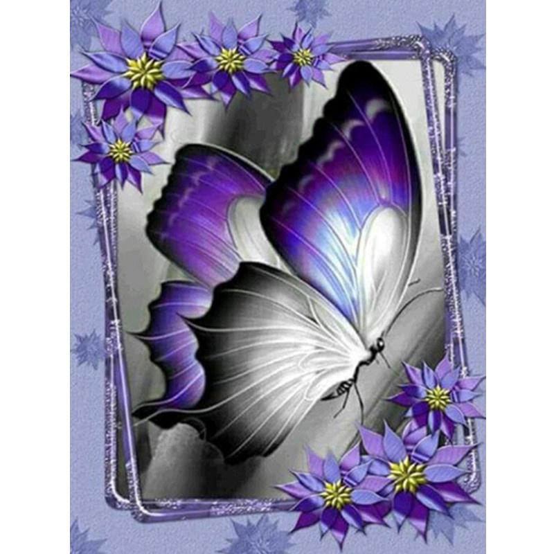 5D DIY Diamond Painting Fantasy Cartoon Butterfly Diamond Embroidery Cross Stitch Kit Full Rhinestone Mosaic Home Decor