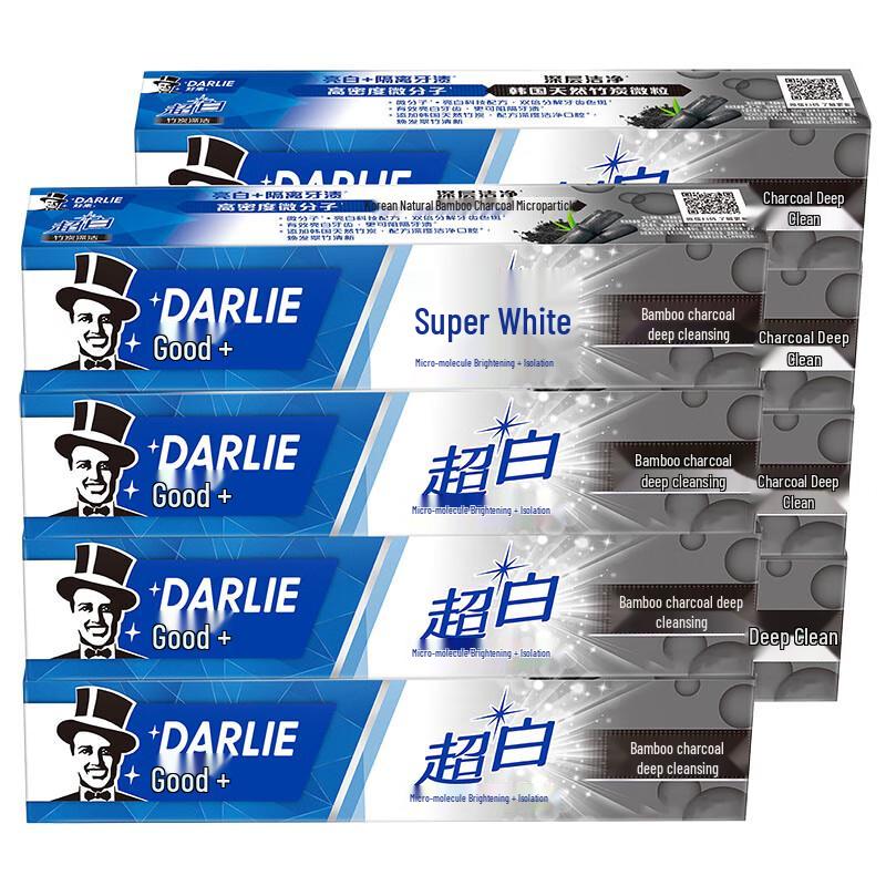 

Darlie Activated Bamboo Charcoal Deep Clean Whitening Toothpaste