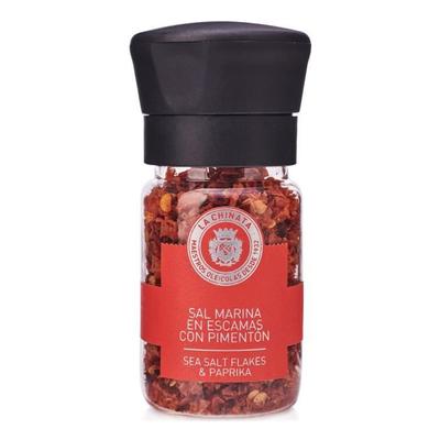 Flaked Sea Salt with Paprika (Grinder) - The Chinata (35 G)