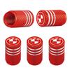 D5FG-97 4pcs Car Wheel Tire Valve Caps laser Wheel Tire Stem Valve Cap Covers For BMW E90 E91 E92 E93 X1 X3 X5 X6 X7 Accessories FLUTW1