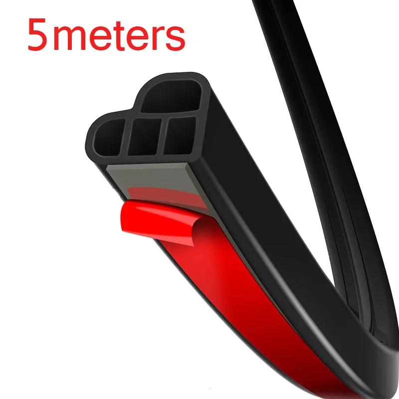 

Универсальная уплотнительная лента для автомобильной двери, автомобильная резиновая уплотнительная прокладка для защиты от атмосферных воздействий, шумоизоляция, внешняя внутренняя уплотнительная лента для автомобиля