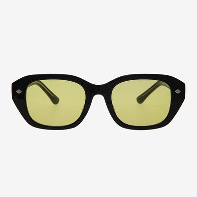 Wonbeulillieonteu Ken-Ob193-Black Yellow Tint
