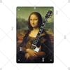 Vintage Mona Lisa Metal Tin Sign Retro Wall Art Home Decor Bar Pub Man Cave Gift
