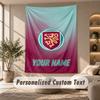 Tapestry Custom Name Text, Wall Hanging Tapestry Home Room DecorBurnley Football