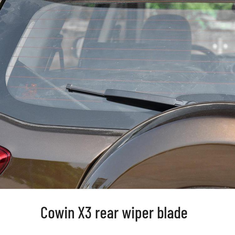 

Original Cowin X3 Wiper Blade Set: Universal Front & Rear Rubber Strips