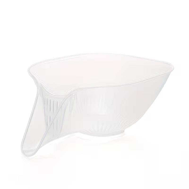 

Multifunctional Kitchen Drain Basket with Funnel Plastic Strainer Bowl for Washing Vegetables Fruits Pasta Food Draining Colander Tool прозрачный
