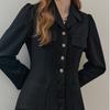 Maxza Tweed Flare Jacket Dress With Out Pockets Cd04qp300on