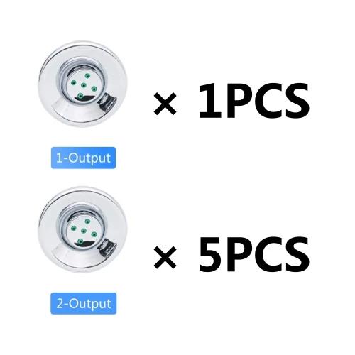 6pcs/lot Spray Nozzle Hydraulic Acupuncture Massage Water Saving Shower Head Jets Shower Cabin Room Accessories Bathroom