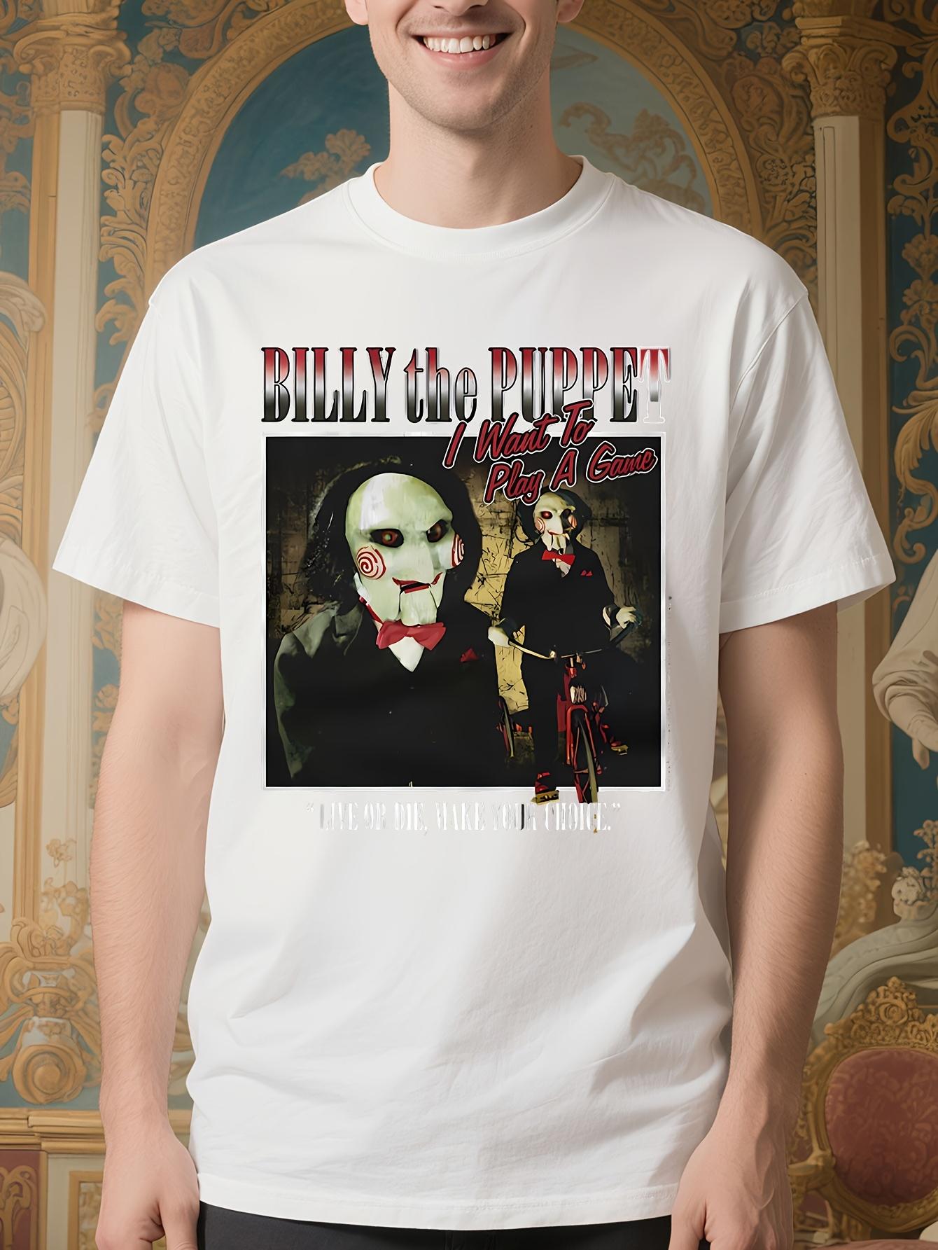 Horror Movie Tshirt Horror Movie Graphic Tshirt - Billy t... S