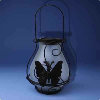 Sunlit Butterfly Lantern Waterproof Solar Weather Resistant Decorative Courtyard