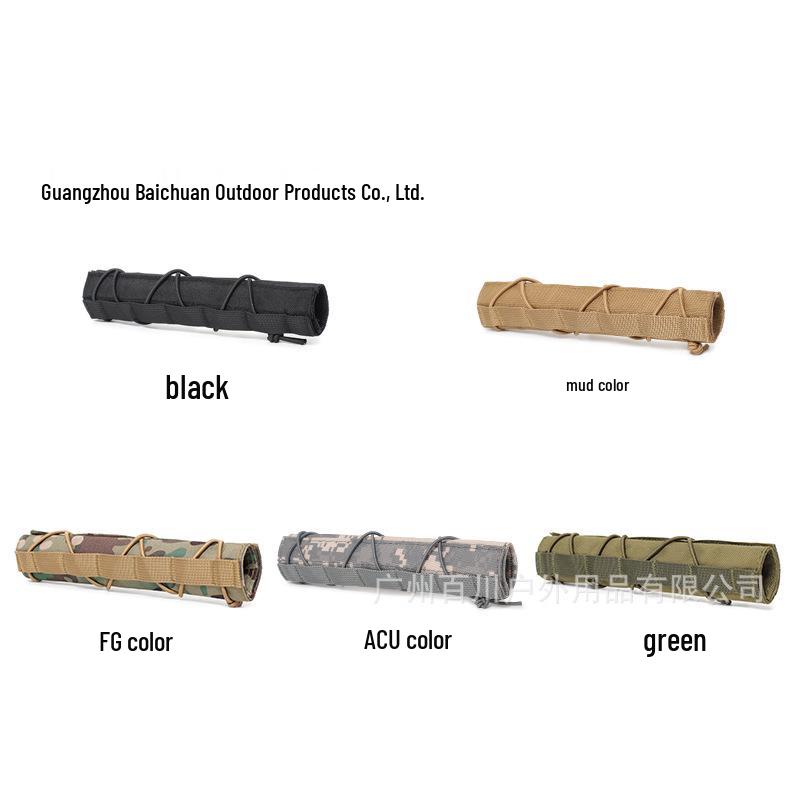 Camouflage Suppressor Cover - Tactical Gear Protection Accessory
