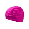 Printed Pleated Elastic Swim Cap Flower Breathable Comfortable Swimming Cap Adult Swim Cap
