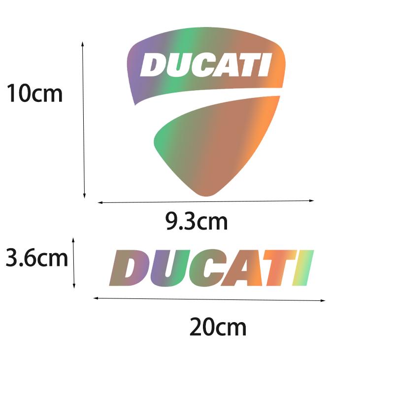 Calcomanías reflectantes para casco de motocicleta, pegatinas decorativas para Ducati Panigale Diavel Superleggera V4 V2 Scrambler