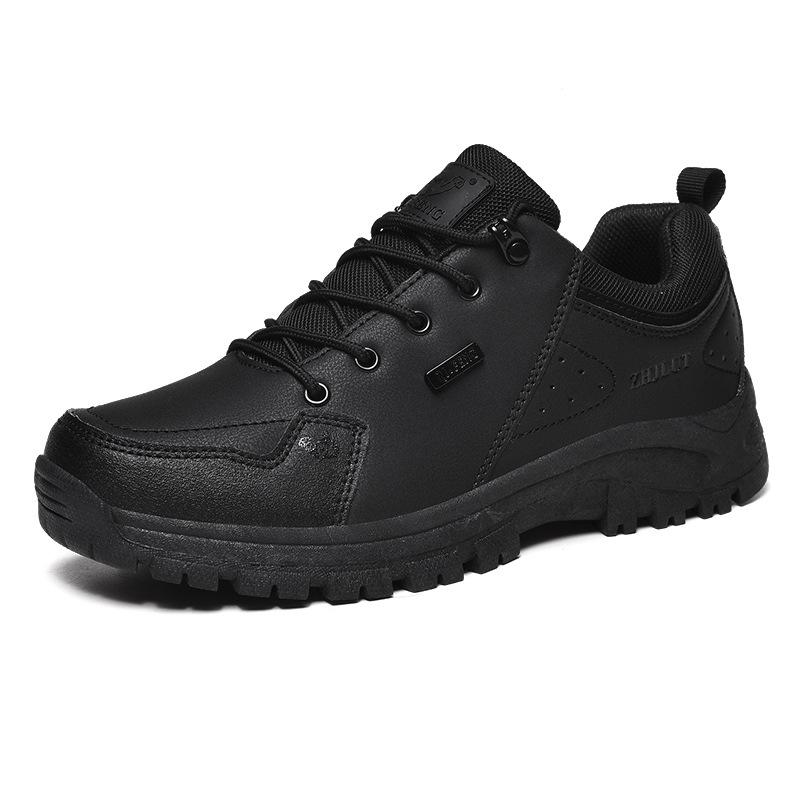 Autumn/Winter Outdoor Low-Top Hiking Shoes for Men & Women - Cotton Lined