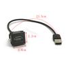 1PC Fit For Toyota Cross ALTIS AURIS CAMRY RAV4 2019 Car USB Extension Cord Socket Connector Port Accessories