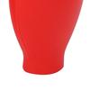 3pcs Makeup Brush Covers Reusable Silicone Dustproof Brush Protector Guards for Travel Home Girls Red