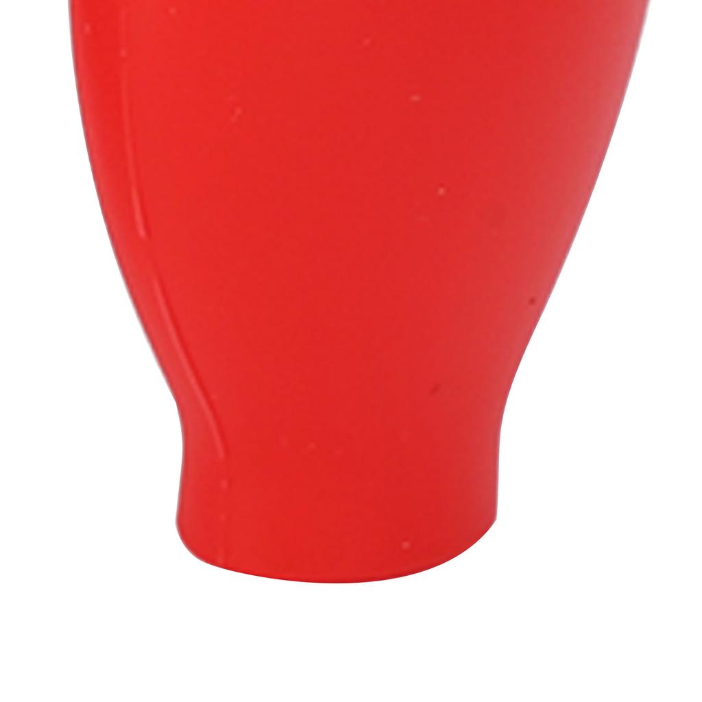 3pcs Makeup Brush Covers Reusable Silicone Dustproof Brush Protector Guards for Travel Home Girls Red