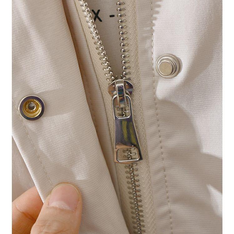 Zimní trendy parka s kapucí z umělé kožešiny a hřejivou podšívkou pro ženy