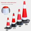 Reflective Traffic Safety Cone: Sun-Resistant, Collision-Resistant, No Parking Barrier