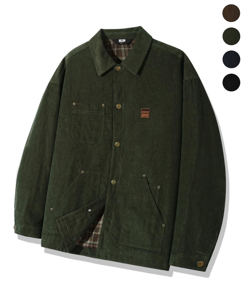 TRILLION Corduroy French Work Jacket_4Color