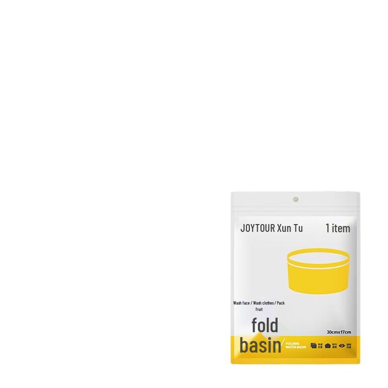 Jiatu Transparent Portable Folding Basin 10L (10-Pack)