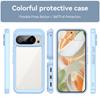 For Google Pixel 10 Pro Phone Case WANLONFENG XC Series TPU Acrylic Cover with Tempered Glass (Big Lens Hole)