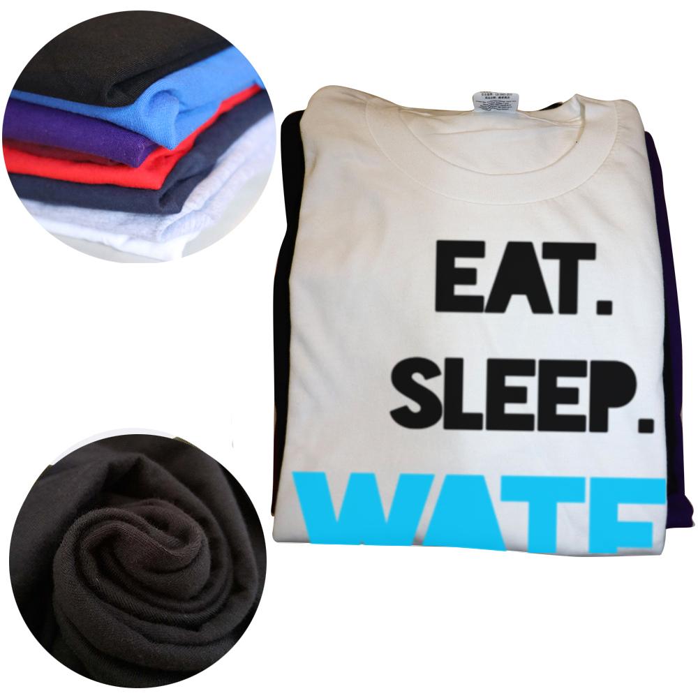 T-shirts Graphiques Drôles Mange Dormir Joueur de Water-polo Hommes Femmes Mode Décontracté T-shirt 100% Coton Lâche Surdimensionné T-shirt Été