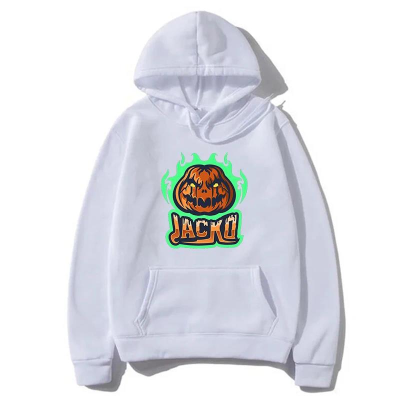 Vintage Men's Hoodie Halloween Pumpkin Face  Printed Hoodies Long Sleeve Sweatshirts Women Casual Harajuku Sudaderas