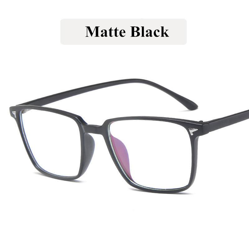 Vintage Computer Eyeglasses Square Women Fashion Transparent Glasses Men Optical Myopia Plastic Spectacles Eyewear Frame
