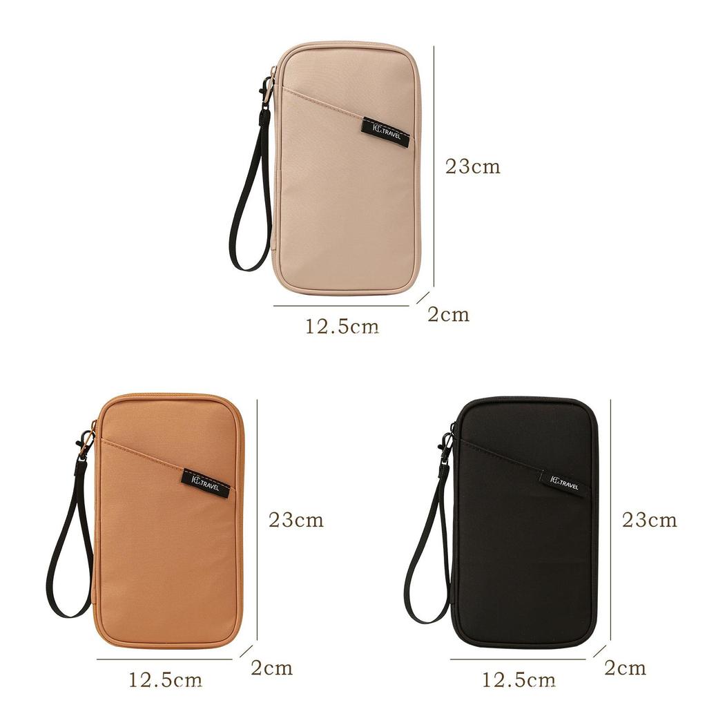 T400 Travel Document Organizer With Oxford Cloth For Airport And Trip Storage